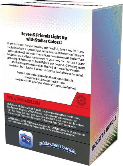 Pokémon - Prismatic Evolutions Booster Bundle ( 6 pack )
