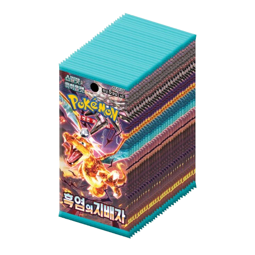 Pokemon - Ruler of the Black Flame Booster 5x ( KOREAN )